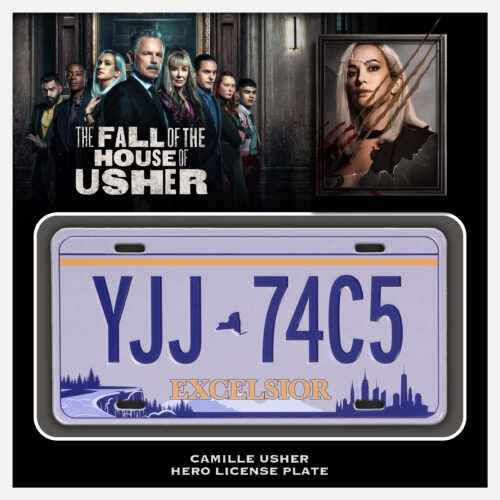 Camille Usher License Plate