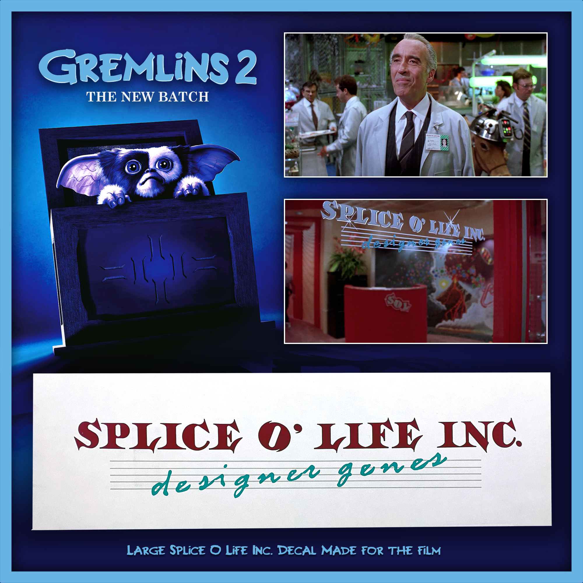 Gremlins 2 Splice O' Life Decal