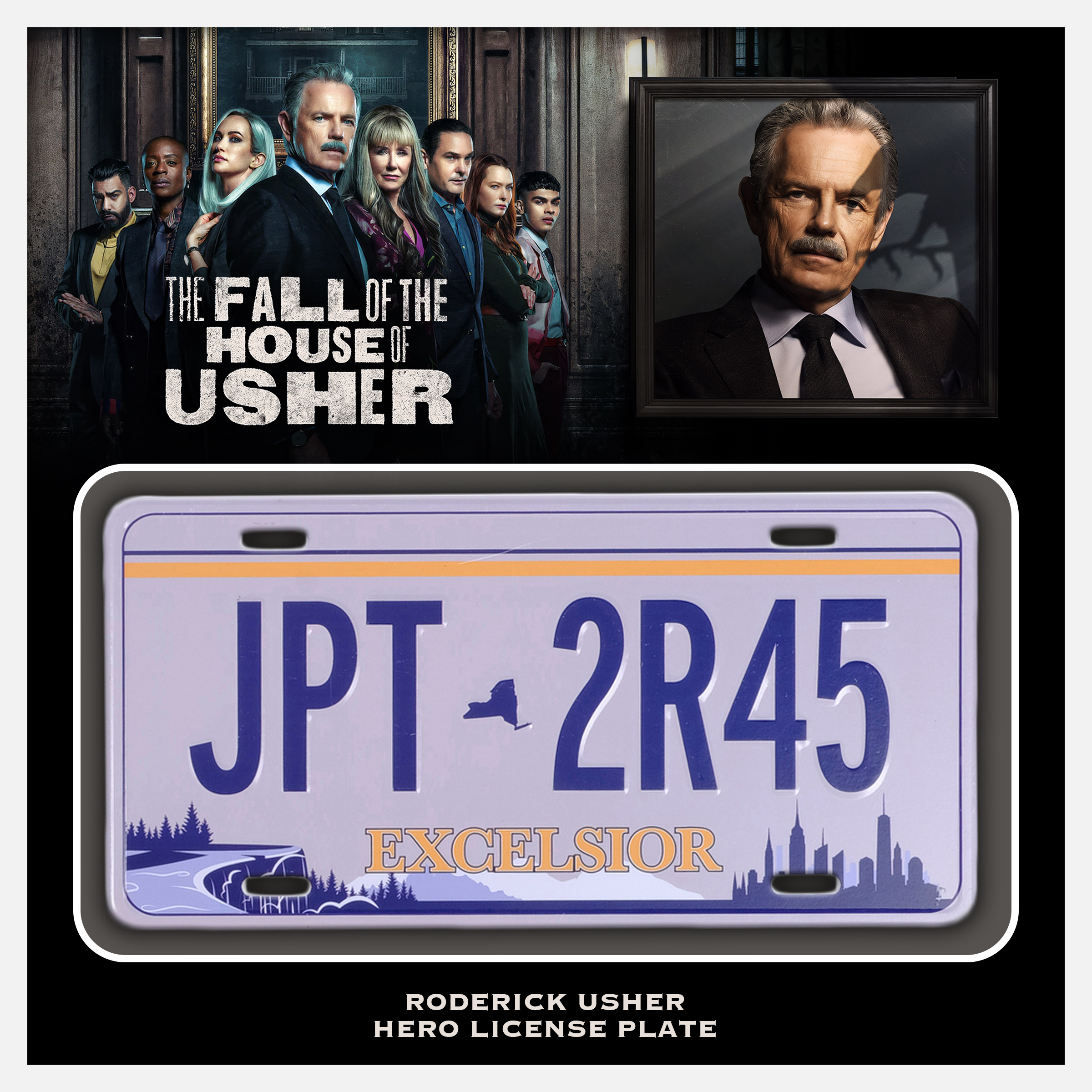 Rodrick Usher License Plate Prop